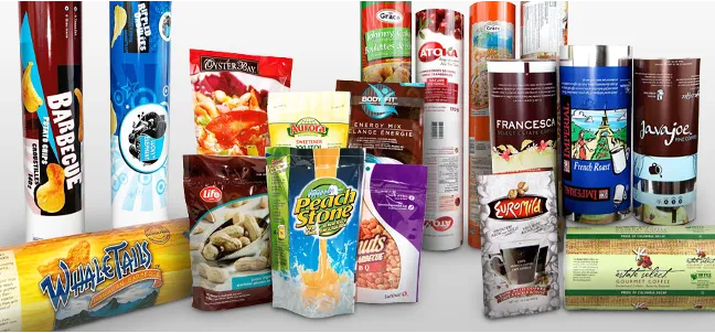 Flexible packaging printed with Tay-Ink solvent based inks
